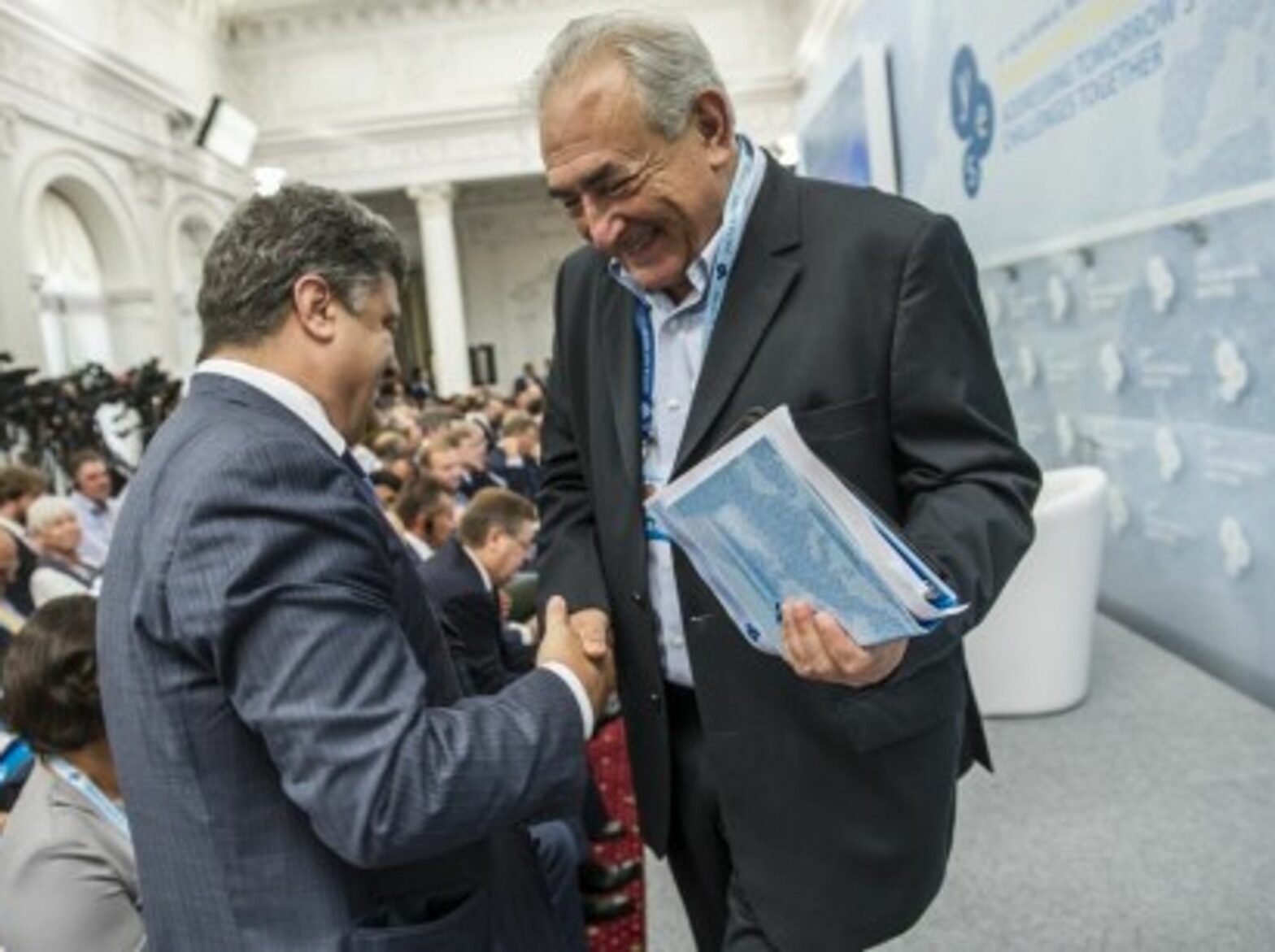 DSK speaking at the YES conference