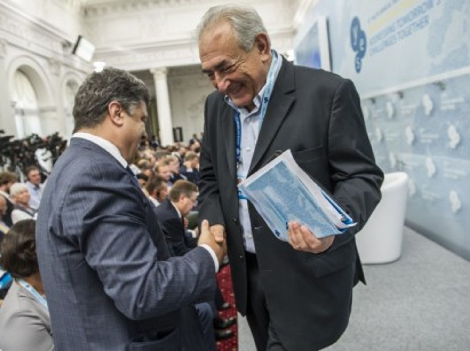 DSK speaking at the YES conference