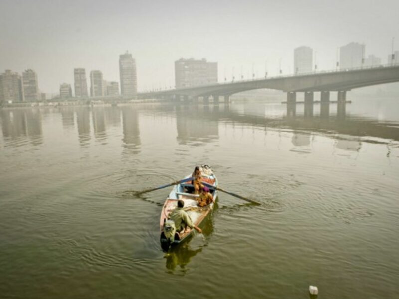 Due to the increasing pollution, there are fewer fishes in the Nile River