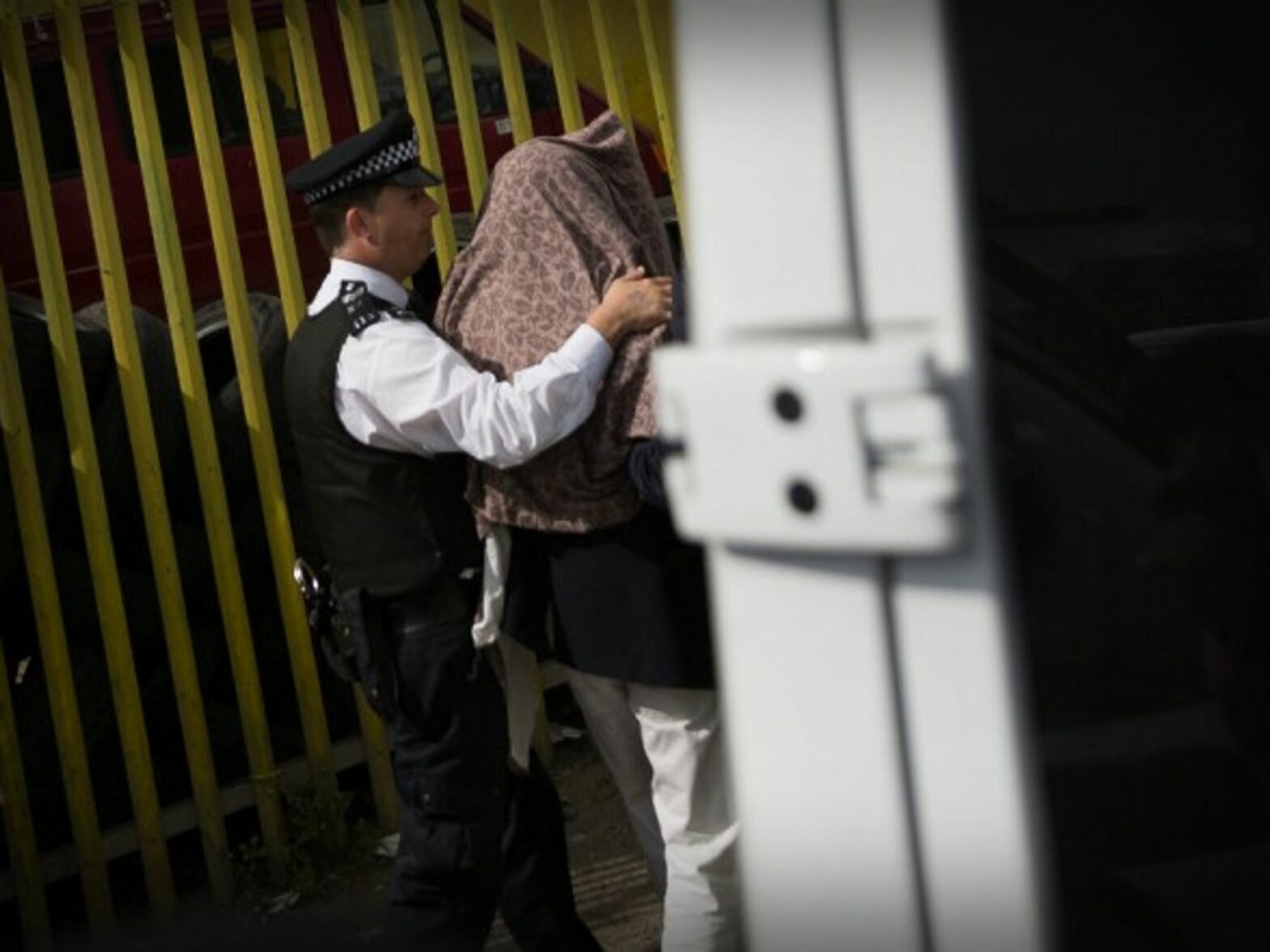 During a raid this week in Dagenham, UK