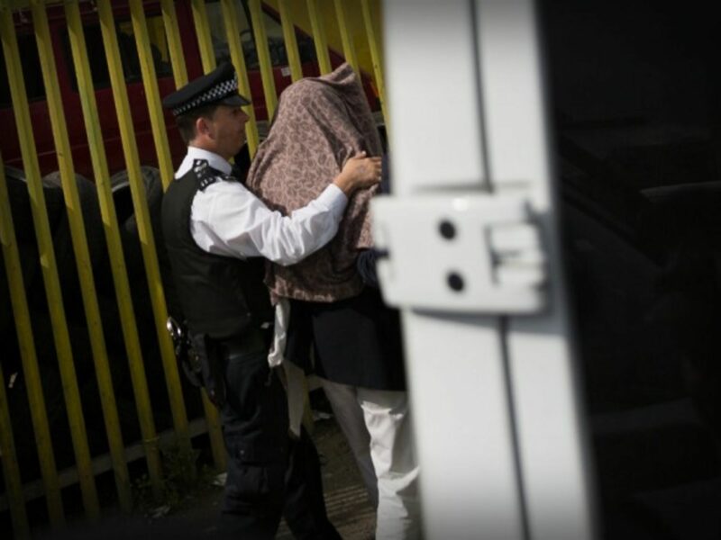 During a raid this week in Dagenham, UK