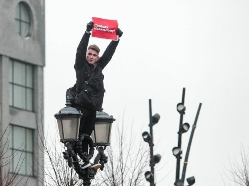 During last weekend's protests in Moscow