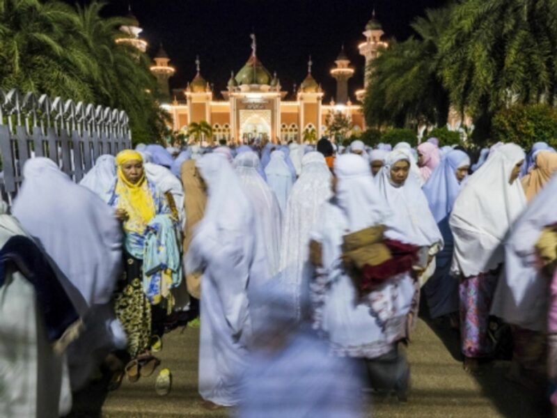 During the Ramadan in Thailand.