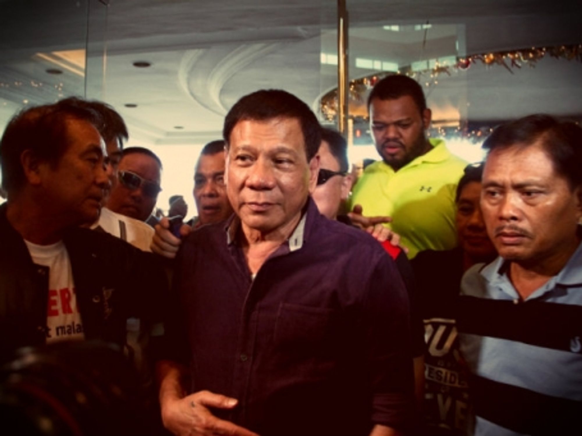 Duterte soon after he announced his candidacy in November