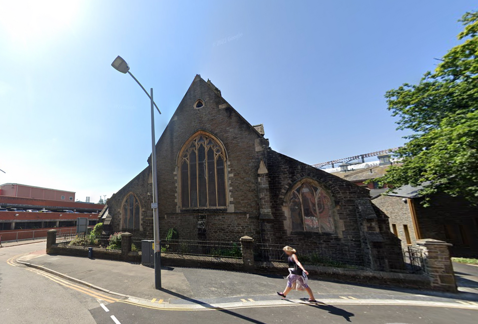 ​A google street view of St. David's Priory Church.