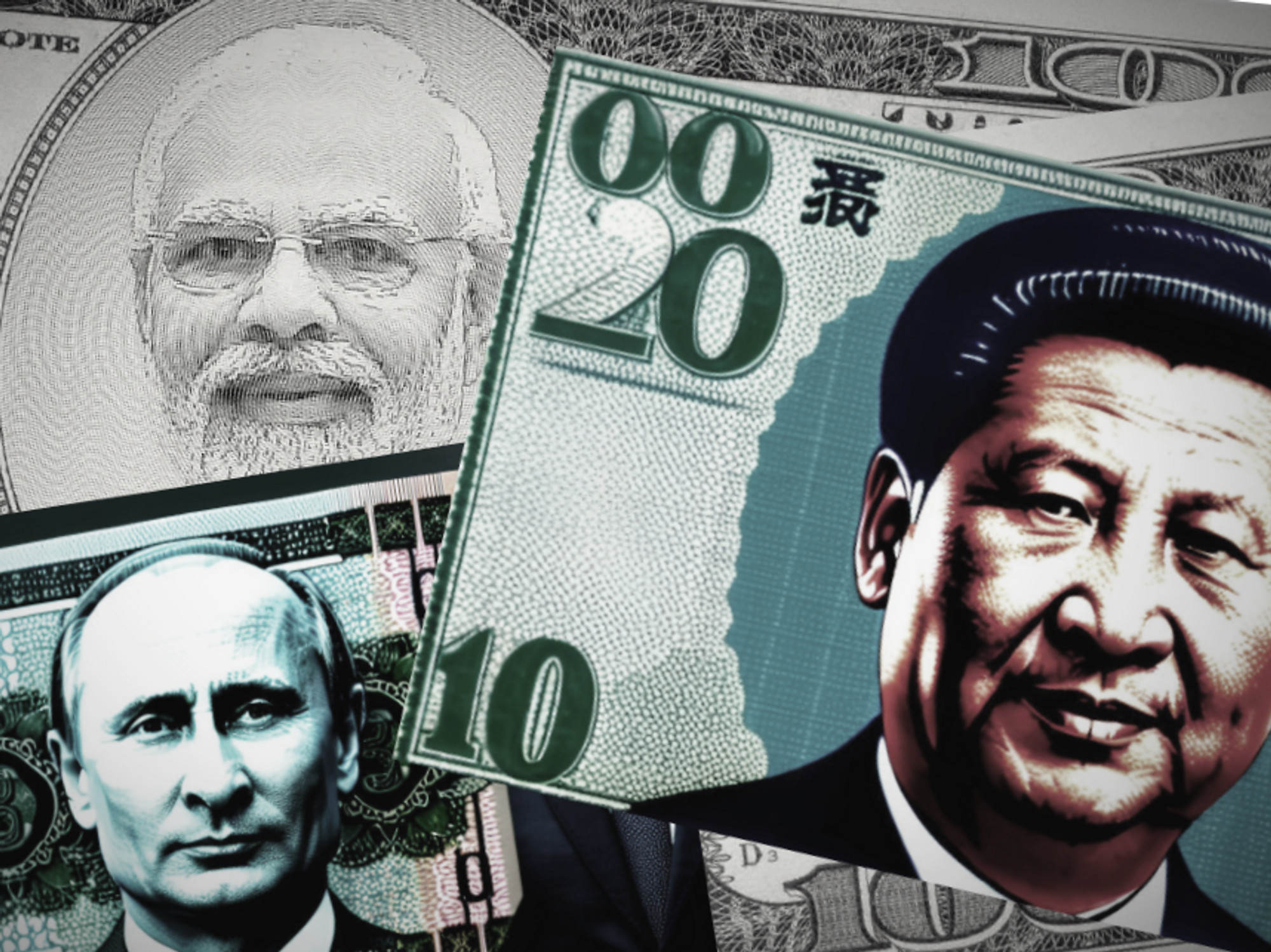 ​AI-generated banknotes featuring Xi Jinping, Vladimir Putin and Narendra Modi