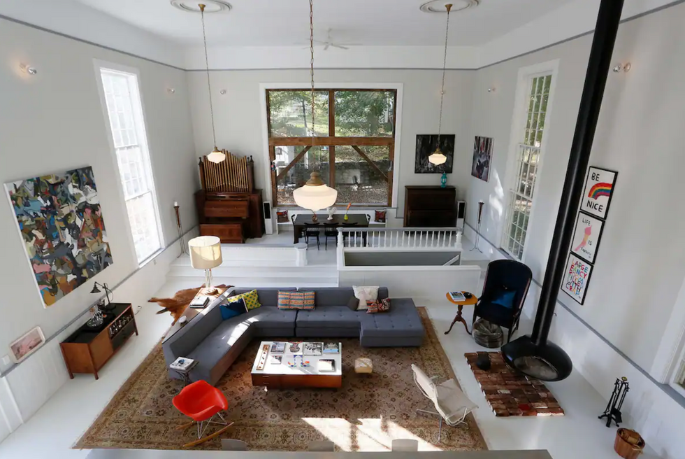​An Airbnb in an old church