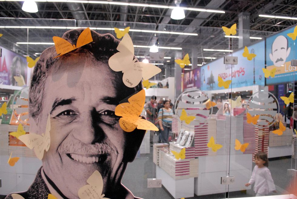 ​An image of writer Gabriel Garcia Marquez