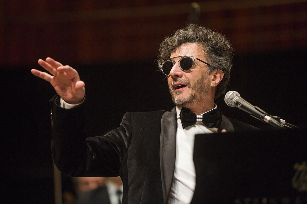 ​Argentine rock 'n' roll musician Fito Paéz during a concert in Buenos Aires.