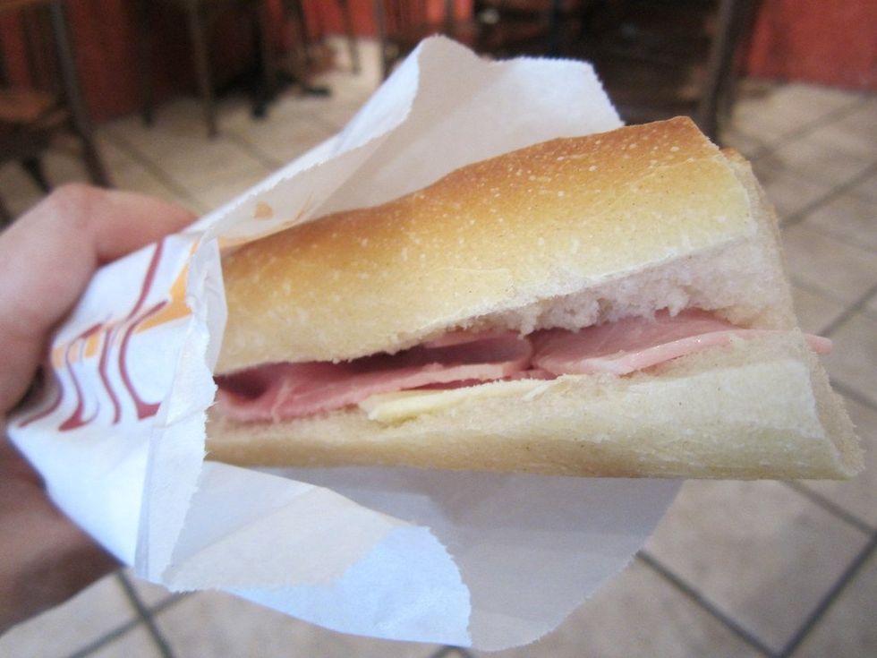 ​Classic Jambon Beurre sandwich