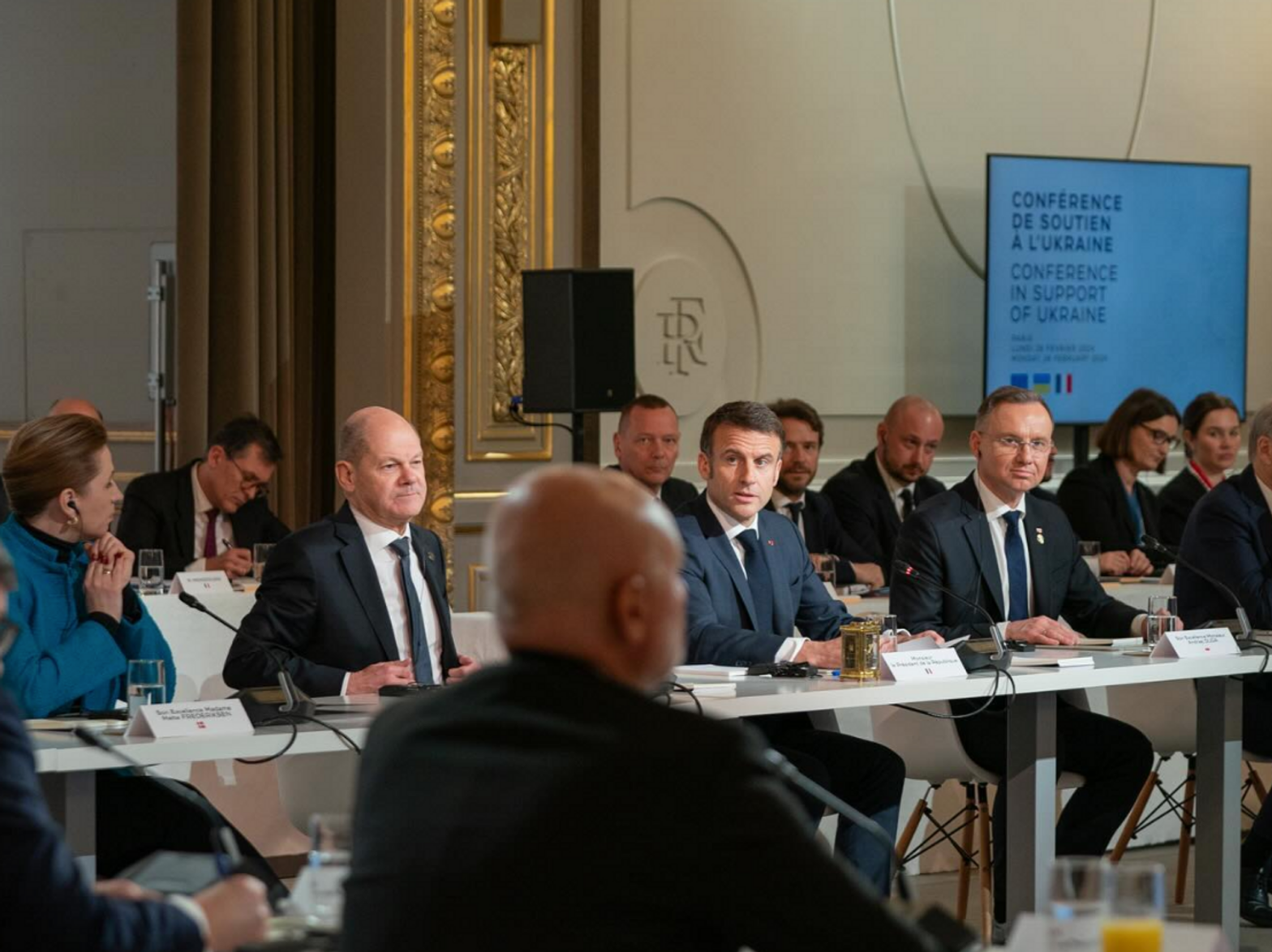 ​Conference in support of Ukraine at the Elysée palace.