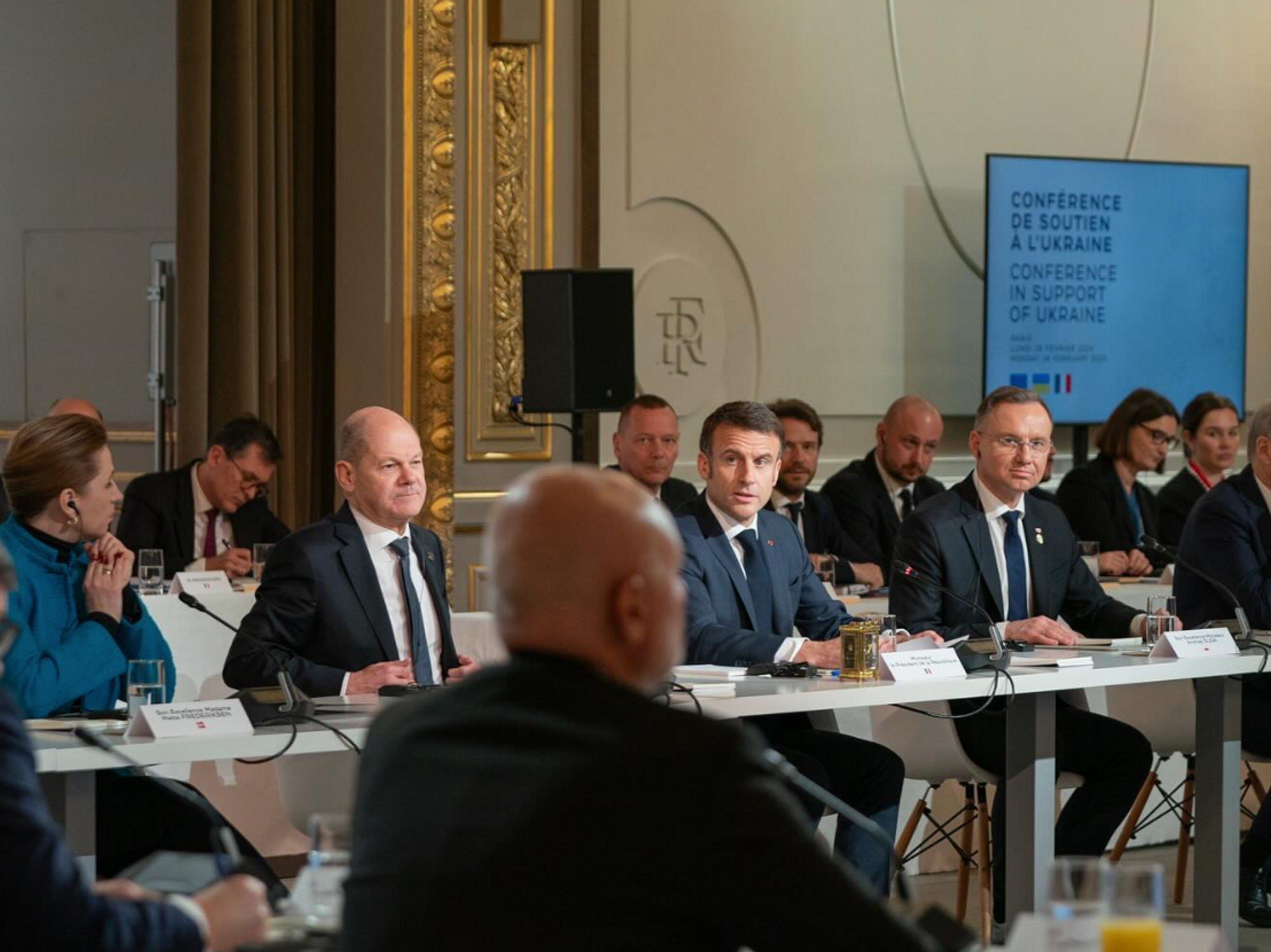 ​Conference in support of Ukraine at the Elysée palace.