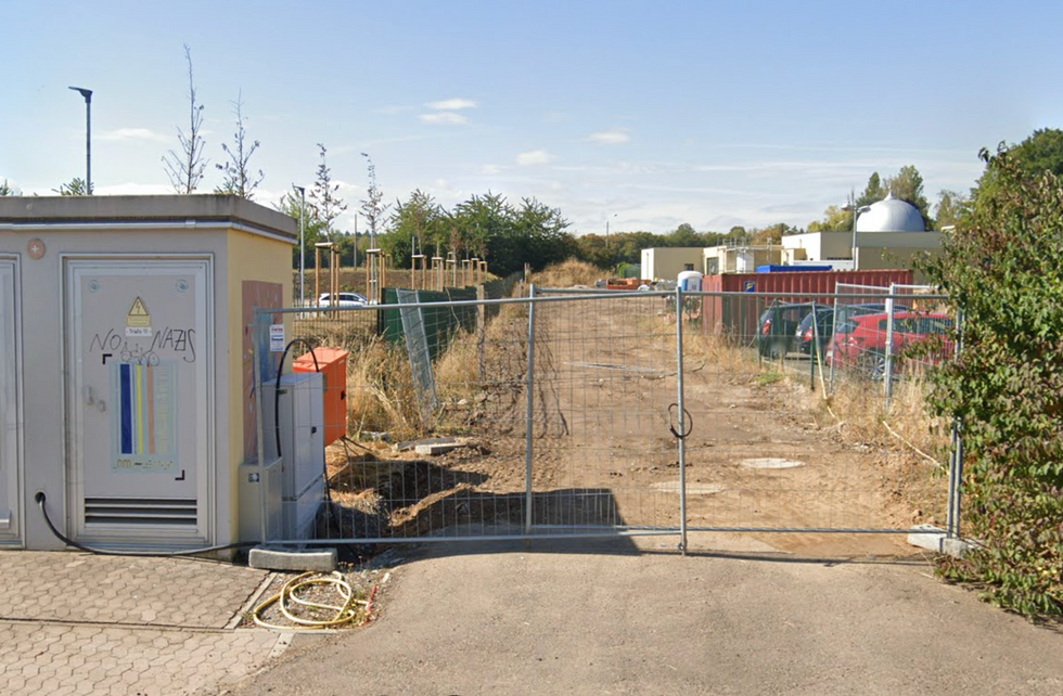 ​Construction site of an Ahmadiyya mosque in Germany.