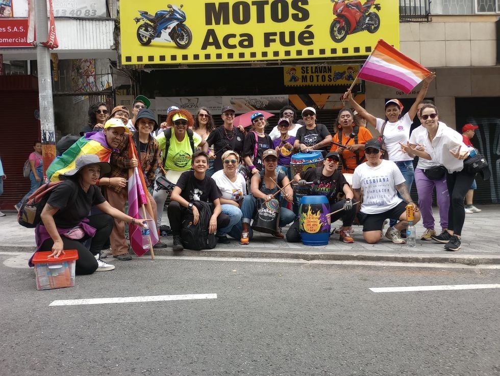 ​Group photo of La Colective 69 celebrating Labor Day.