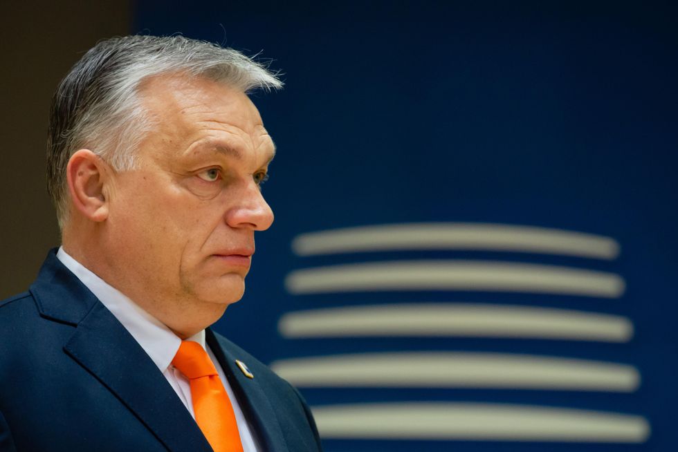 ​Hungarian Prime Minister Viktor Orbán at the European Union leaders' summit