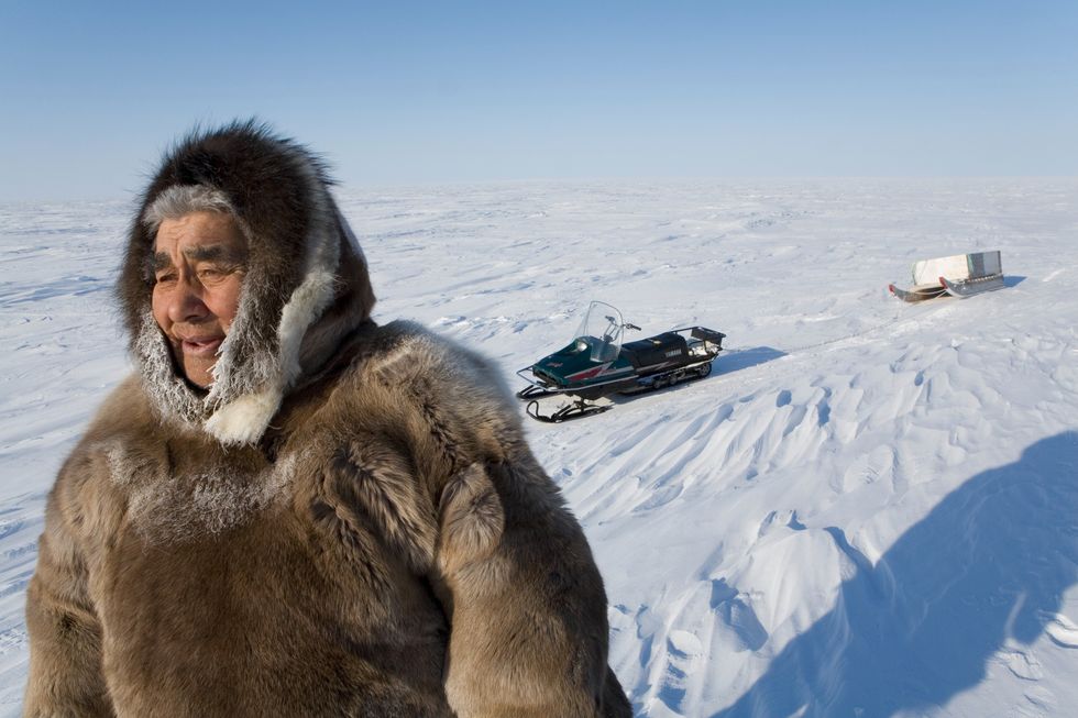 ​Inuit man in the Artic region of Canada