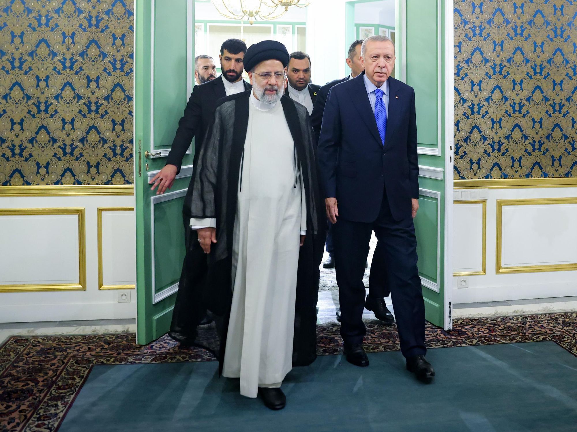 ​Iranian President Ebrahim Raisi and Turkish President Recep Tayyip Erdoğan
