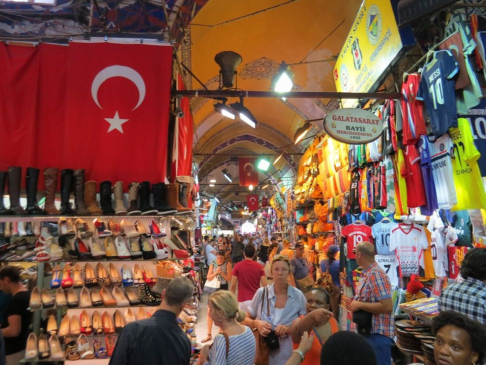 ​Istanbul's bustling Grand Bazaar.