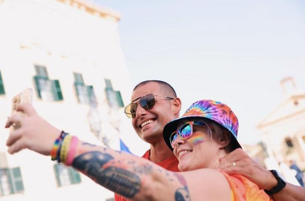 ​Malta's Prime Minister Robert Abala at the Pride March