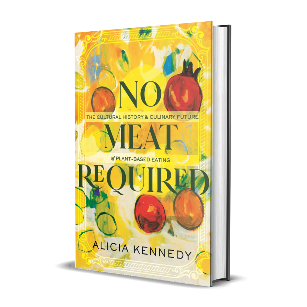​No Meat Required is a bestselling culinary and cultural history of plant-based eating in the United States.