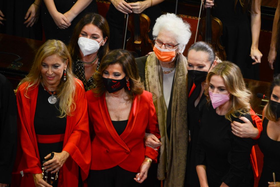 ​"No to violence, the cry of women" - President Casellati on the occasion of the Day against violence against women., Roma, Italy
