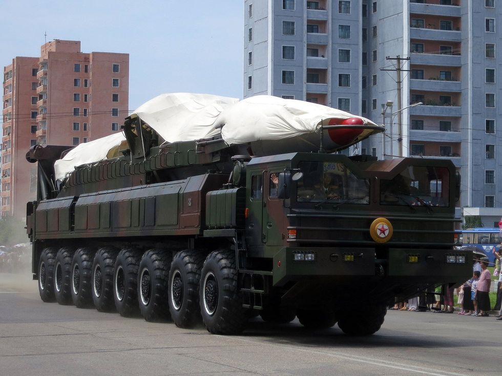 ​North Korea's ballistic missile, seen on North Korea Victory Day.