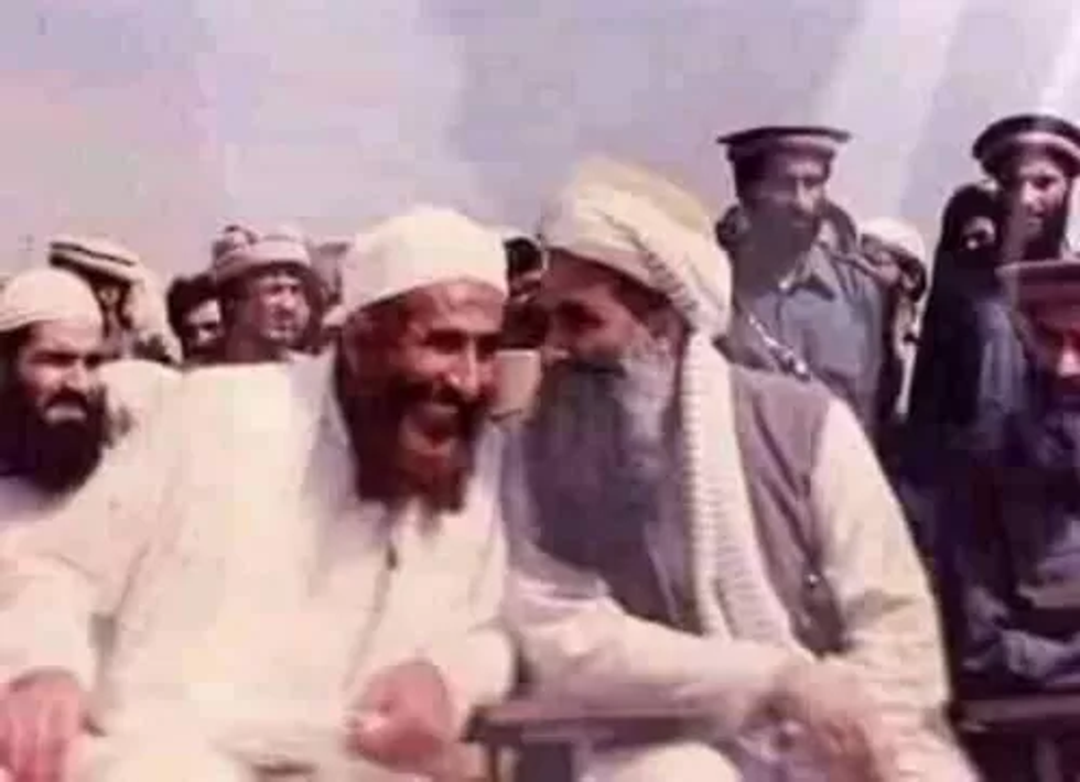 ​Older framed photo of Abdul Majeed Al Zindani.