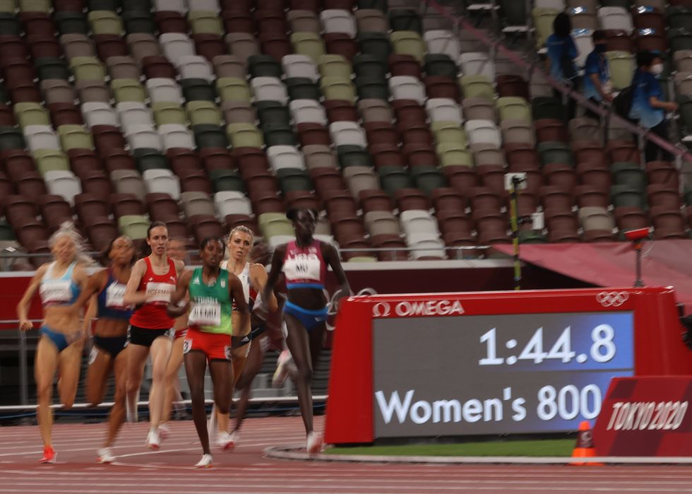 ​Olympic Women's 800 metres final during the Tokyo Olympics 2020.