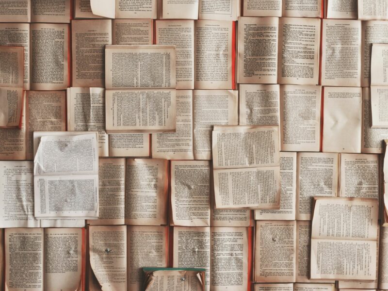 ​Open books.