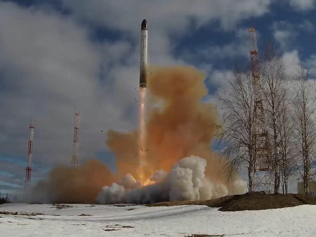 ​Photo of Russia's successful Sarmat intercontinental ballistic missile testing in warning to ennemies