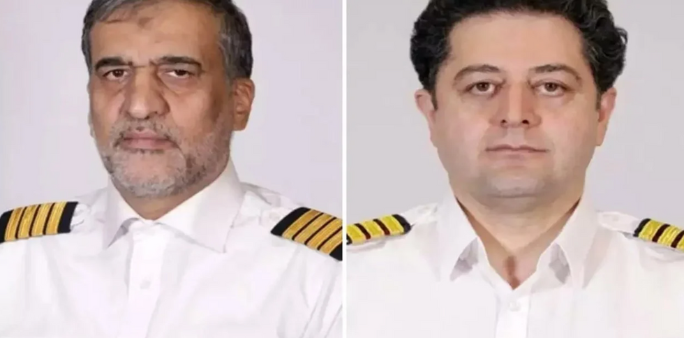 ​Pilot Ghasemi Gholamreza and co-pilot Mohammad Khosraviragh.