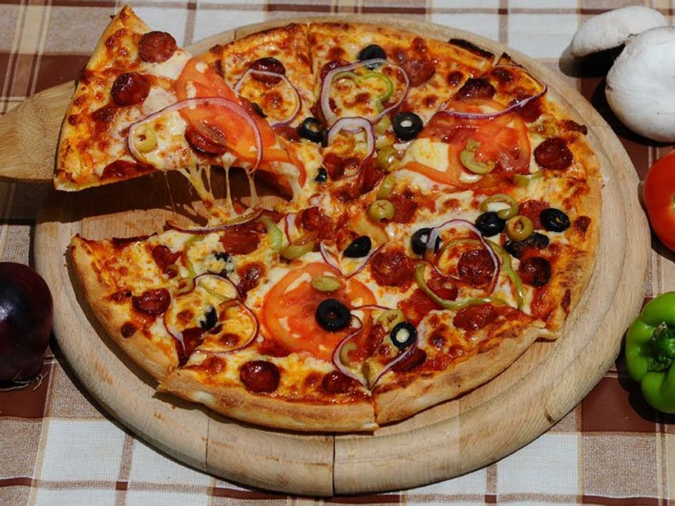 ​Pizza cooked with out the secret ingredient.