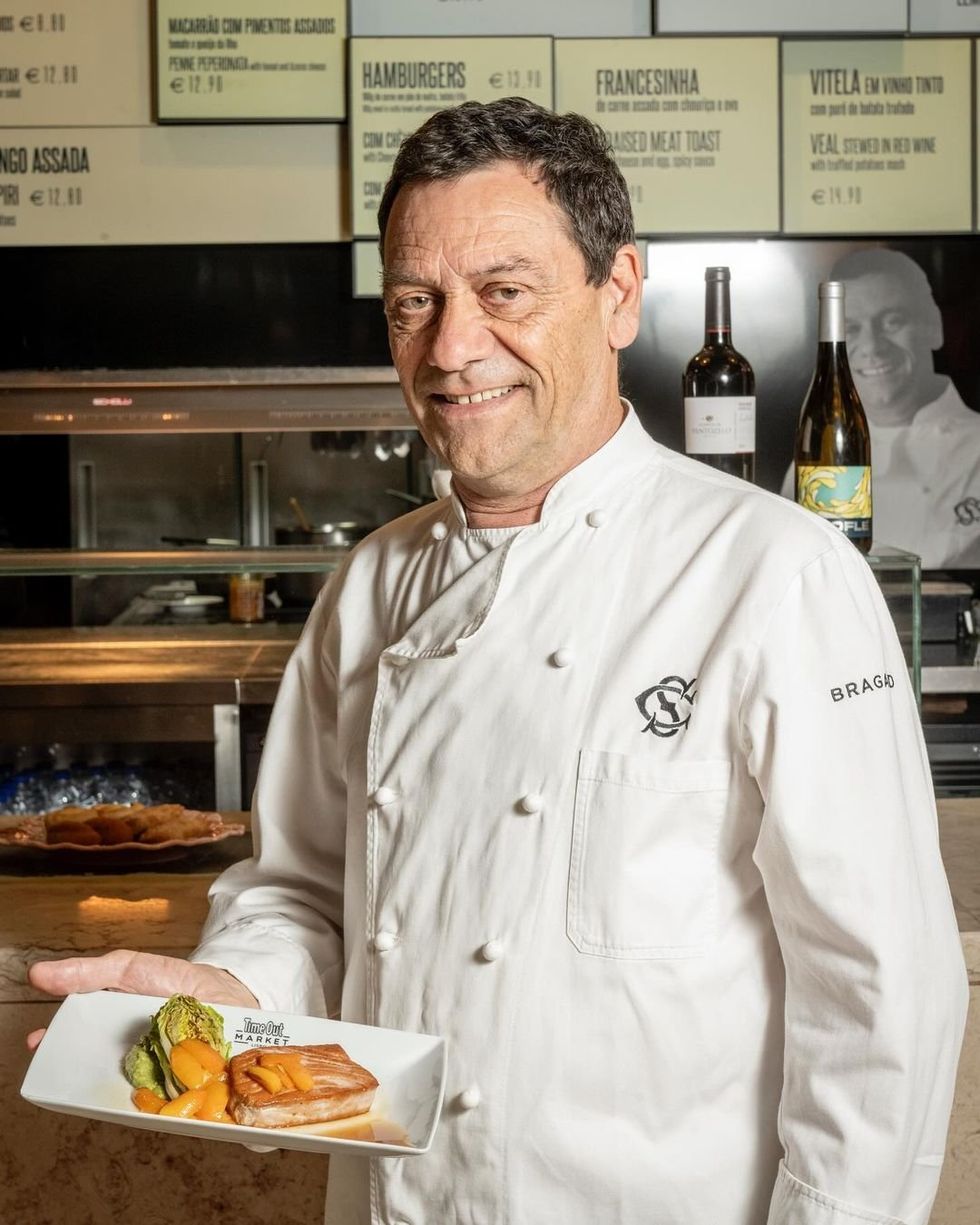 ​Portuguese chef Miguel Castro and his tuna dish which includes a garum-based citrus sauce.