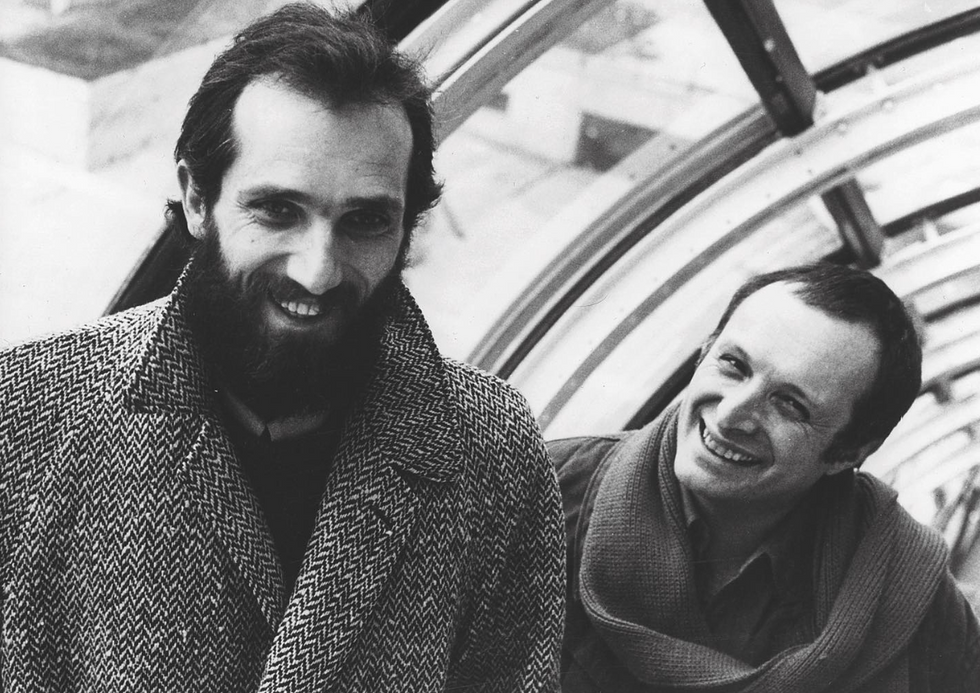 ​Renzo Piano and Richard Rogers.