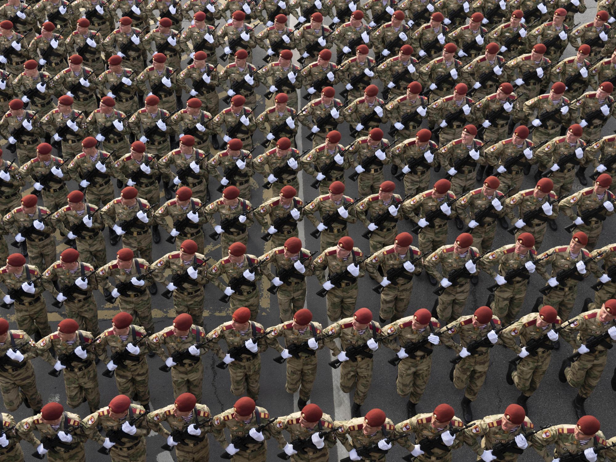​Russian army during the 2022 Moscow military parade