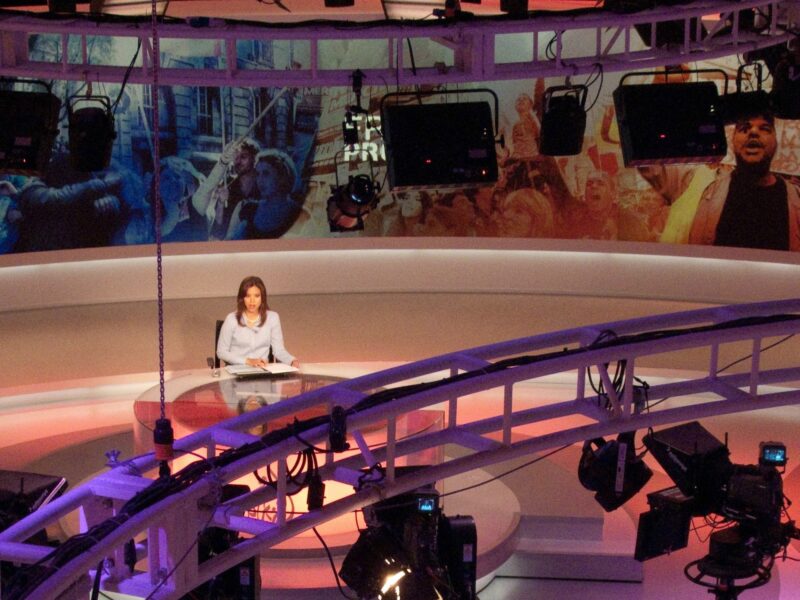 ​The al jazeera broadcast center in Doha, Qatar.