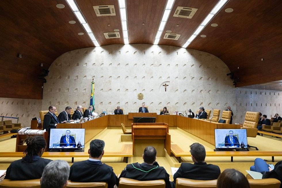 ​The inside of the Brazil's Federal Supreme Court room.