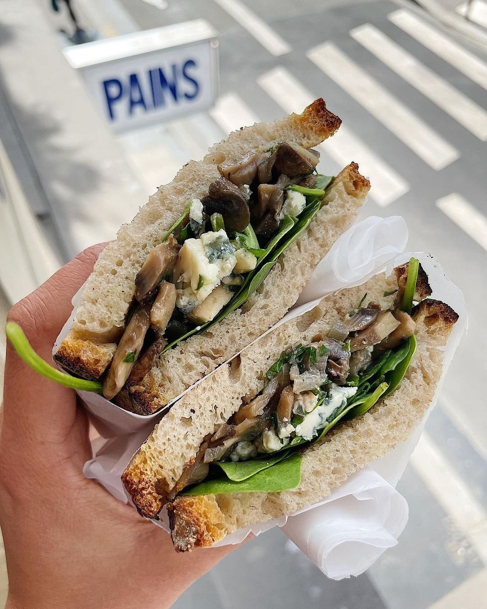 ​The new veggie sandwich from Boulangerie Mamiche.
