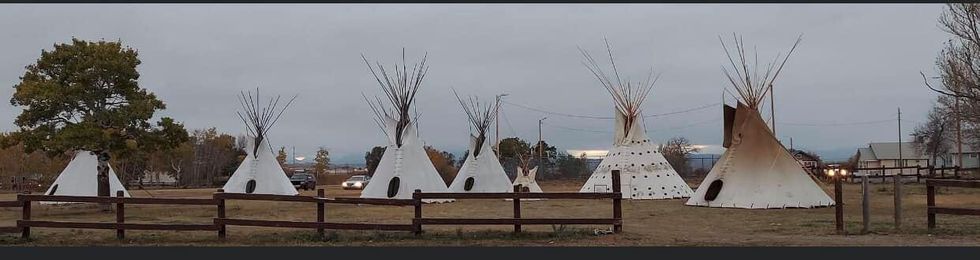 ​Tipis of Blackfeet Indians