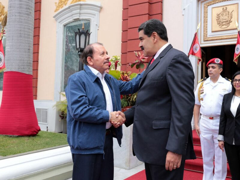 ​Venezuela's President Nicolás Maduro and Nicaragua's President Daniel Ortega