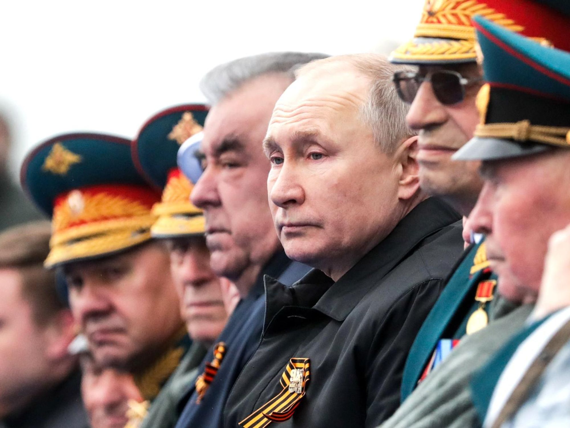 ​Vladimir Putin at the military parade in Russia