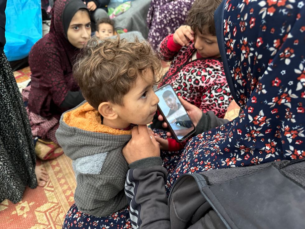 ​Zeenat Abdullah al-Samouni in Deir al-Balah camp