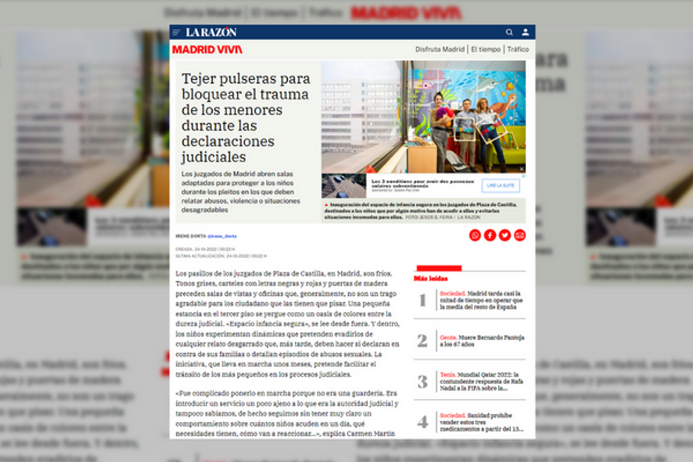 ⚖️  Madrid Court Helps Children Process Trauma