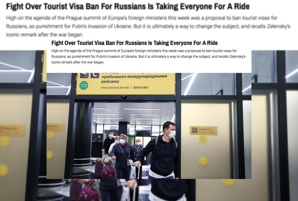 ✈️  Is A Russian Visa Ban The True Priority?