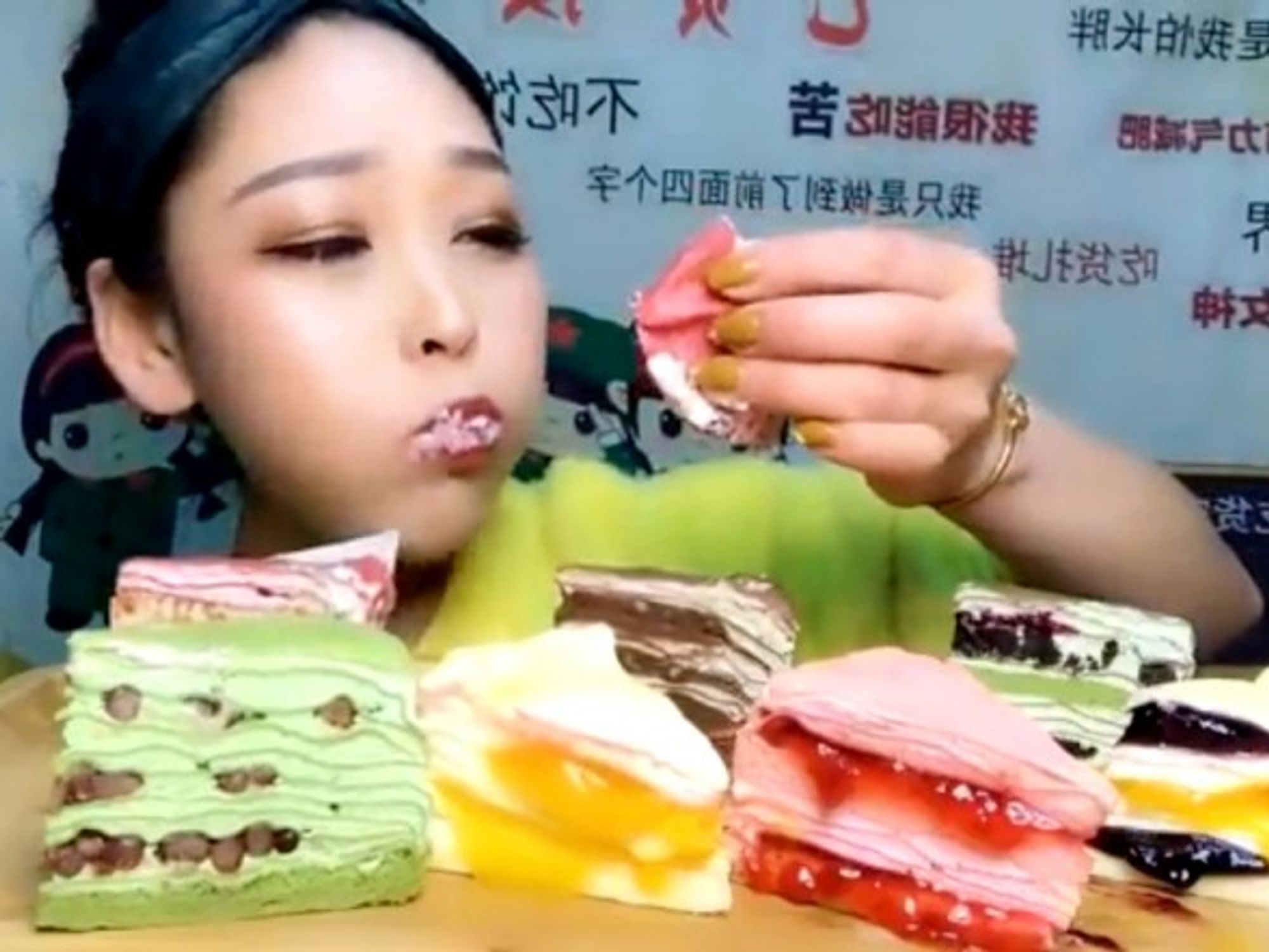 Eating shows made by vloggers are all the rage in China