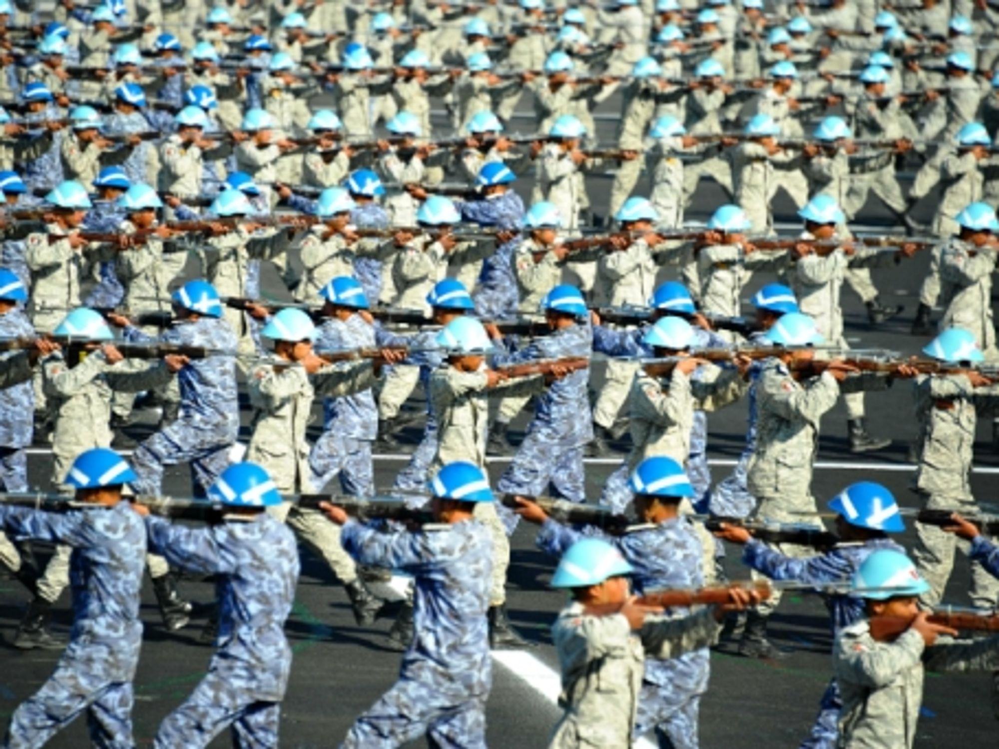 Egyptian military parade in Cairo