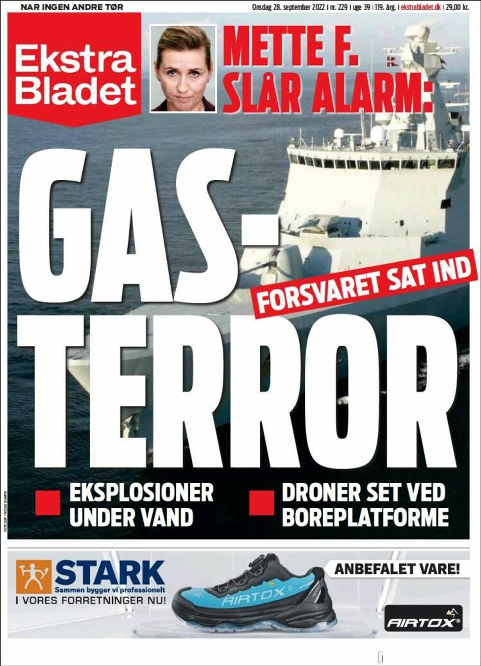 Ekstra Bladet (Denmark) front page