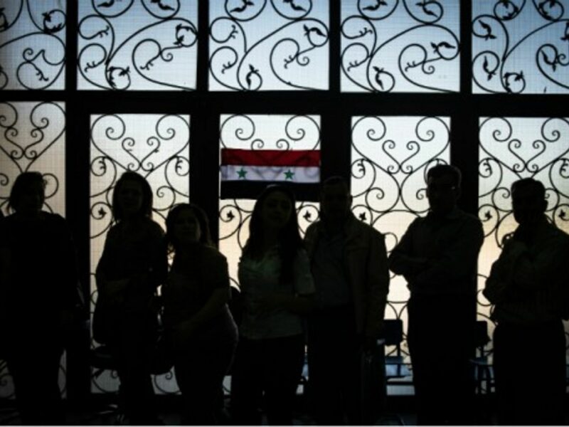 Election day in Homs, Syria