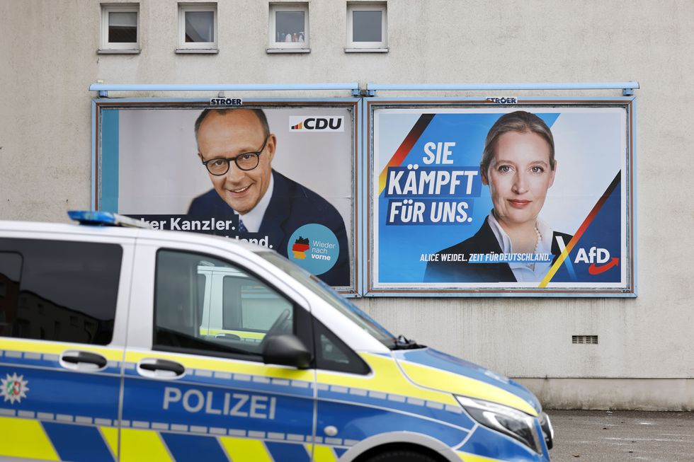 Election posters for the Bundestag elections in Cologne