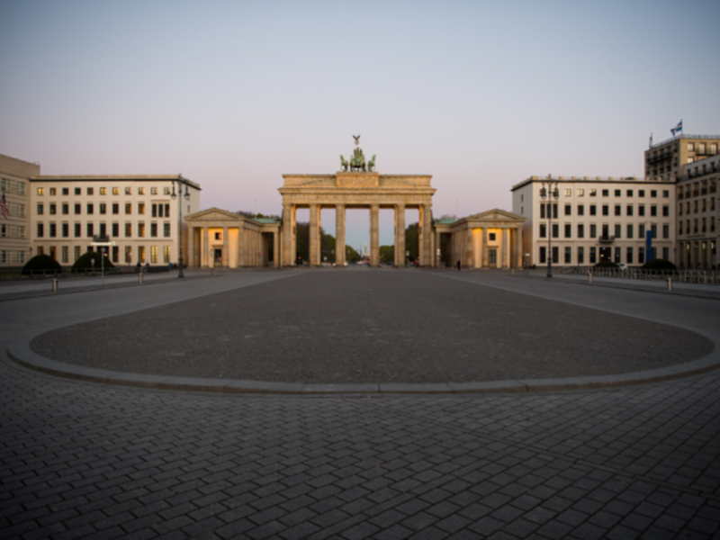 Empty Berlin on April 20